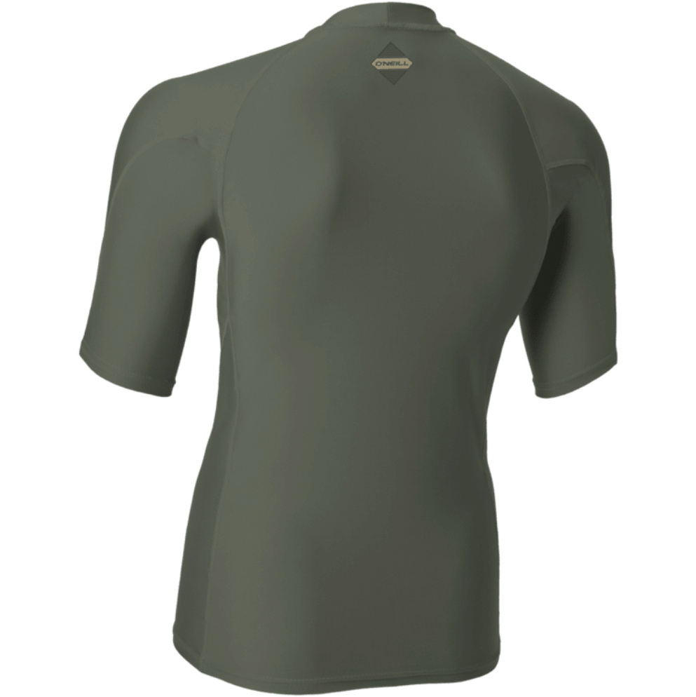 2026 O'Neill Mens Hyperfreak Skins Short Sleeve Rash Vest 5690 - Chimera / Chimera